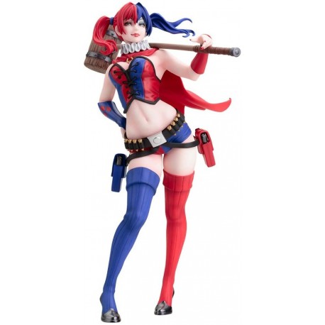 Figura DC Kotobukiya Comics Pretty New 52 Harley Quinn Ver 1/7 Scale Painted PVC 9 inches DC024