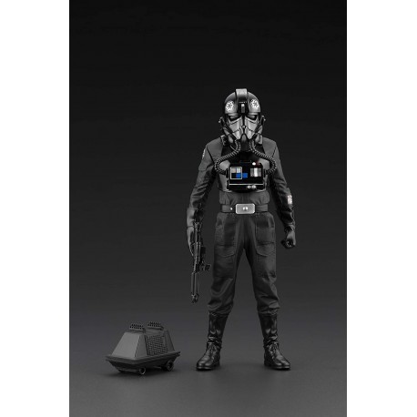 Figura Star Wars Kotobukiya A New Hope Tie Fighter Pilot Backstabber & Mouse Droid PVC Statue Multicolor