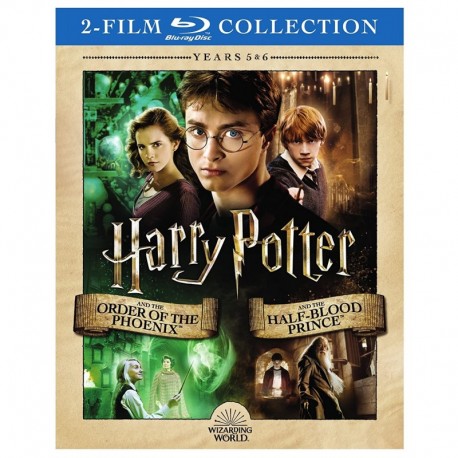 Harry Potter Double Feature Harry Potter and the Order of the Phoenix / Harry Potter and the Half-Blood Prince Blu-ray