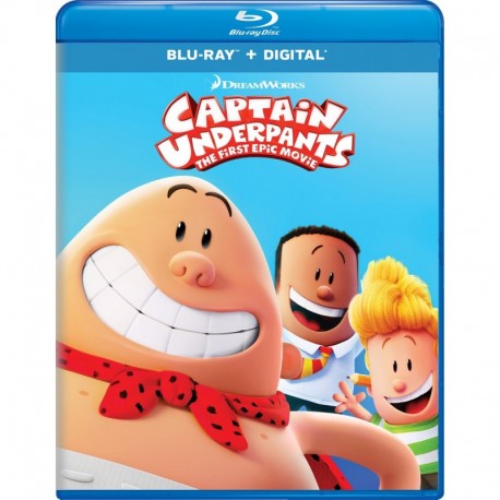 Captain Underpants The First Epic Movie Blu-ray