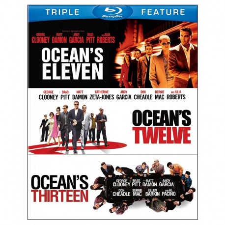 Ocean's Triple Feature Eleven / Twelve / Thirteen Blu-ray