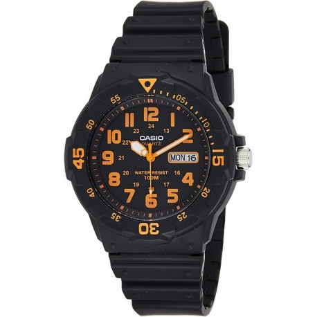 Reloj Hombre Casio Marine Black Dial Black Resin 070520 (Importación USA)
