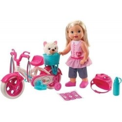 Juguete Muñeca Little Mommy Paseo De Bicicleta Fcn11 Niñas (Entrega Inmediata)