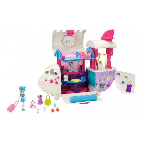 Polly Pocket El Jet Fabuloso Privado De Polly Mattel Gkl62 (Entrega Inmediata)