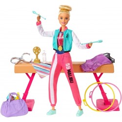 Barbie Olimpíadas Gimnasta Barra De Equilibrios Mattel Gjm72 (Entrega Inmediata)