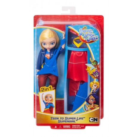 Superchica 2 En 1 Dc Super Hero Girls Mattel Gby53 Supergirl (Entrega Inmediata)