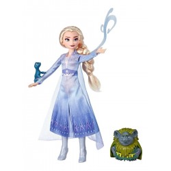 Elsa 28cm Pabbie Y Salamandra Disney Frozen 2 Hasbro E5496 (Entrega Inmediata)