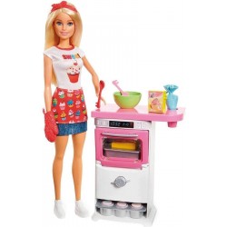 Barbie Yo Quiero Ser Chef De Pastelitos Mattel Fhp57 (Entrega Inmediata)