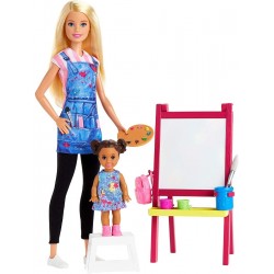 Barbie Quiero Ser Maestra De Arte Tablero Mágico Gjm29 (Entrega Inmediata)