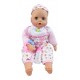 Bebe Con Sonido Accesorio Y Biberón Baby Lovely Xmy8029 (Entrega Inmediata)