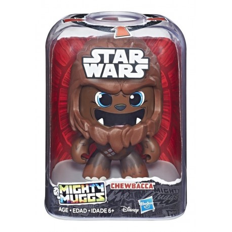 Star Wars Mighty Muggs Chewbacca 2 E2109 Cambia De Cara (Entrega Inmediata)