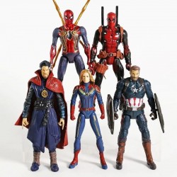 Colección X5 Figuras De Acción 16cm Avengers Marvel 2030-12 (Entrega Inmediata)
