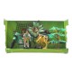 Set Dinosaurio Cuatrimoto Selva 3 Personajes Jungla B124-35 (Entrega Inmediata)