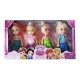 Set X 4 Princesas Muñecas My Sweet Fashion Beatiful 8066 (Entrega Inmediata)