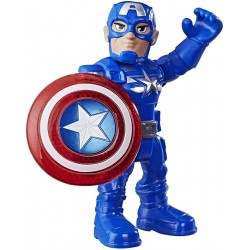 Capitán América 12cm Marvel Super Hero Adventures E7927 (Entrega Inmediata)
