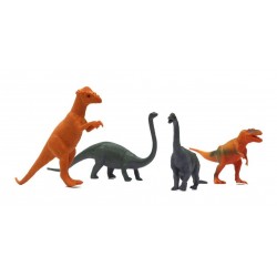 Set De Dinosaurios X4 Macizos 15cm Animales Pesebre Maqueta (Entrega Inmediata)