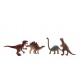 Set De Dinosaurios X4 Macizos 15cm Animales Pesebre Maqueta (Entrega Inmediata)