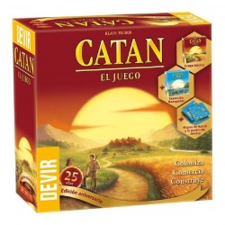 Catan 25 Aniversario Juego Mesa Español Estrategia Negociaci (Entrega Inmediata)