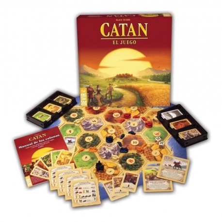 Catán Los Colonos De Catán Devir Juego Estrategia 107743 (Entrega Inmediata)
