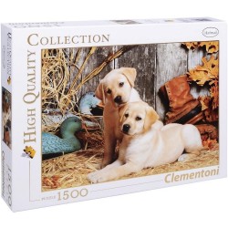 Rompecabezas Clementoni 1500pcs Hunting Dogs (31976) (Entrega Inmediata)