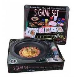 Ruleta Casino 5 Juegos En 1 Black Jack Poker Dados (Entrega Inmediata)