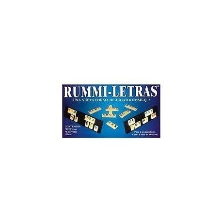 Juego De Mesa: Rummi Letras Niños Juguetes 6053 (Entrega Inmediata)