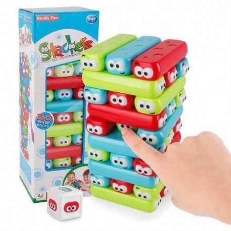 Torre Apilable Mesa Jenga Kids Plástica Juegos Dado 1659811 (Entrega Inmediata)