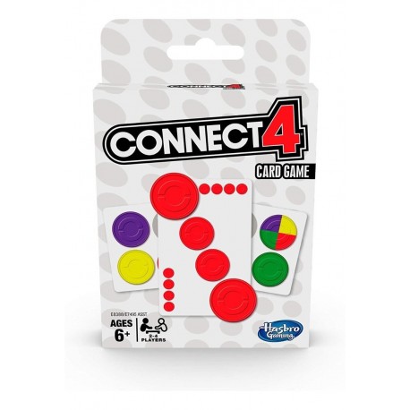 Juego De Cartas Conecta 4 Hasbro E8388 Juego De Mesa (Entrega Inmediata)