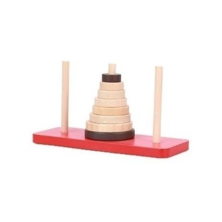 Torre De Hanoi Juguetes De Madera Didácticos Mayoristas (Entrega Inmediata)