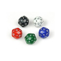 Juego Dados Poliédrico 30 Caras X 6 Und Dado Rol Casino Mate (Entrega Inmediata)