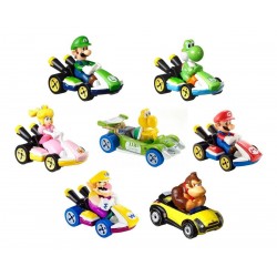 Colección Hot Wheels Mario Kart X5 Figuras Ref. Gbg25 (Entrega Inmediata)