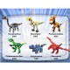 Bloques Construcción Dinosaurios Wange Huevo Bloques 6301 (Entrega Inmediata)