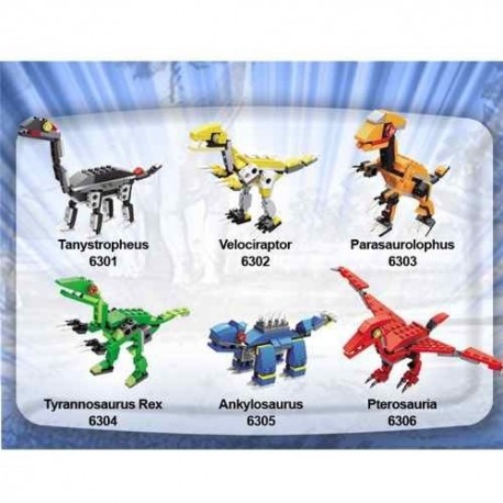 Bloques Construcción Dinosaurios Wange Huevo Bloques 6301 (Entrega Inmediata)