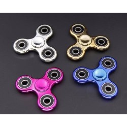12 Fidget Spinner Metal Relajante +peso+velocidad+duración (Entrega Inmediata)