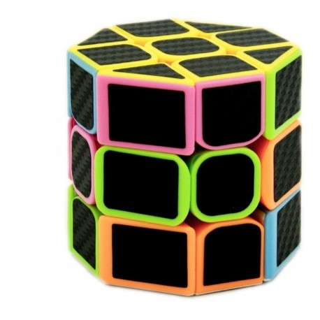 Cubo 3x3x3 Cilindro Octogonal Fibra De Carbono Ref. 8927 (Entrega Inmediata)