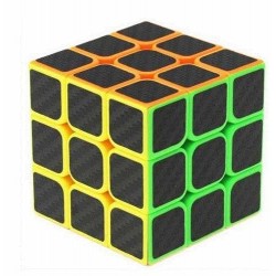 Cubo Mágico Carbono 3x3 Juego Rubik Rompecabezas Sh6602 (Entrega Inmediata)