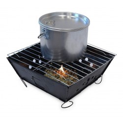 Asador Parrilla Bbq Plegable Portátil Barbacoa Camping Asado (Entrega Inmediata)