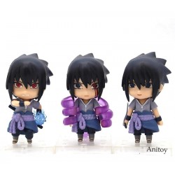 Figura Sasuke Poderes Colección X3 Naruto Anime + Obsequio (Entrega Inmediata)