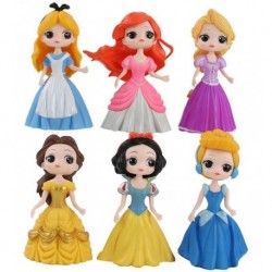 Princesas Disney Bella Ariel Colección 6 Figuras En Bolsa (Entrega Inmediata)