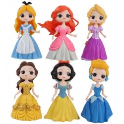 Princesas Disney Bella Ariel Colección 6 Figuras En Bolsa (Entrega Inmediata)