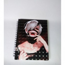 Cuaderno 80 Hojas Holográfico Tokyo Ghoul Pasta Dura. (Entrega Inmediata)