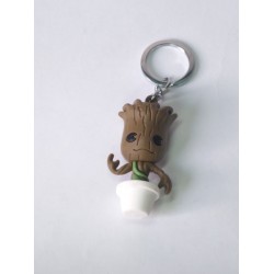 Guardianes De La Galaxia Llavero Groot 3 D Pvc Flexible (Entrega Inmediata)