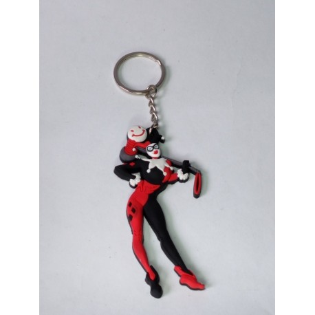 Harley Quinn Llavero Pvc Flexible (Entrega Inmediata)