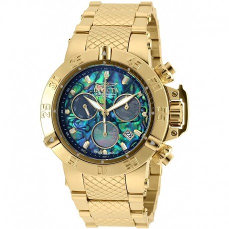 Reloj Invicta 90142 Hombre Subaqua Gold-Tone Steel Bracelet (Importación USA)