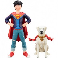 Superboy & Krypto Figura Original Kotobukiya Japonesa (Entrega Inmediata)