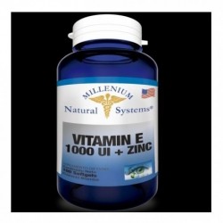 Vitamina E 1000 + Zinc X100 Cápsulas Blandas Systems (Entrega Inmediata)