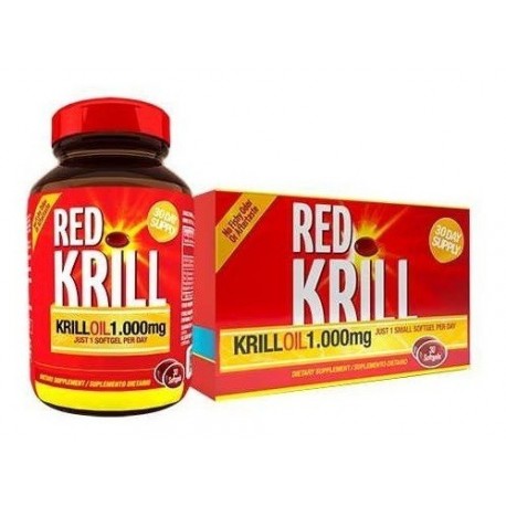Red Krill Oil 1000 Mg X 30 Soft - Healthy America (Entrega Inmediata)