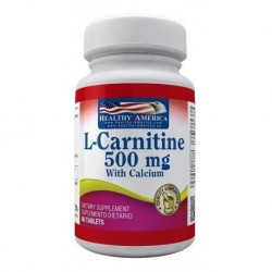 L- Carnitine 500g (60 Caps) De Healthy America (Entrega Inmediata)