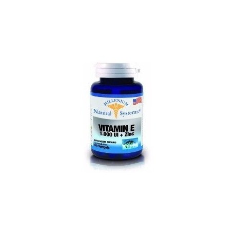 Vitamina E 1000 Ul + Zinc X60 Softg System (Entrega Inmediata)