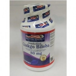 Ginkgo Biloba 80mg X 90 Softgels Healthy America (Entrega Inmediata)